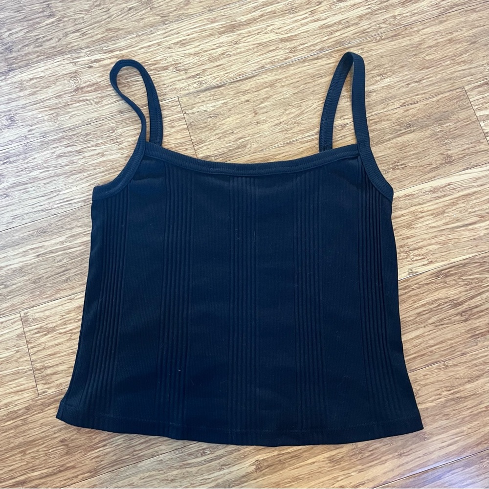 PINK Victoria's Secret Black Camisole Tank Top